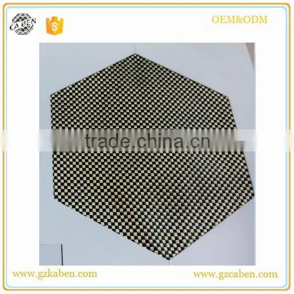 15000D Plain 230gsm Black Aramid Fiber Cloth photo-5