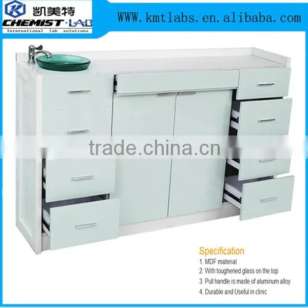 Chemical Resistant Metal & Wooden Dental Clinics Furniture
