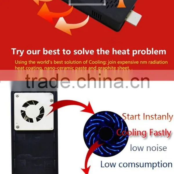 Output Intel Atom Z3735F 5V 2A MEEGOPAD T03 2GB 32GB Cooling Fan Mini PC Stick photo-6