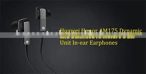 Original Huwaei Honor AM175 Dynamic Balanced Armature Dual Unit Support Hands Free Talking Ring Iron Headphones photo-3