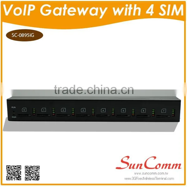 SC-0895iG Pin Code Modified With 4 Channel GSM VoIP Gateway photo-6