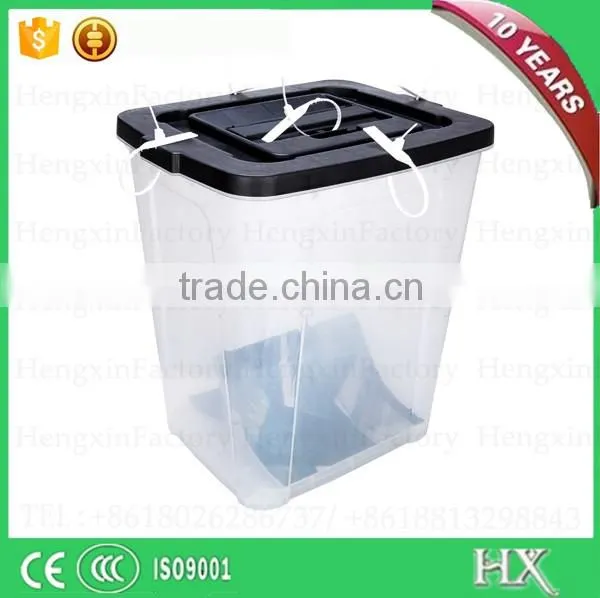 Multi-clor 60L Transparent Ballot Boxes With Lid photo-3