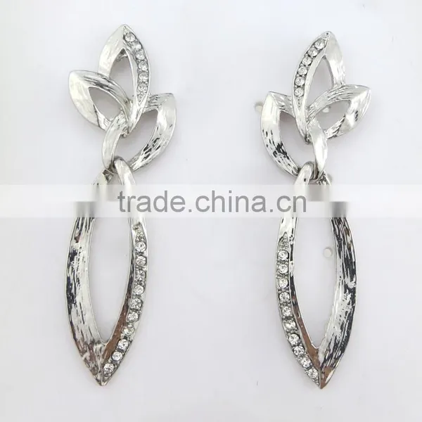 Wholesale Cheap Flower Diamond Dangler Earring