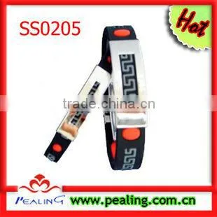 316L Stainless Steel Bracelet Silicone Tattoo Bracelet