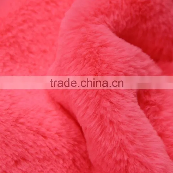 100% Polyester Knitting Long Pile pv Plush Fabric for Felt/lining/Upholstery photo-2