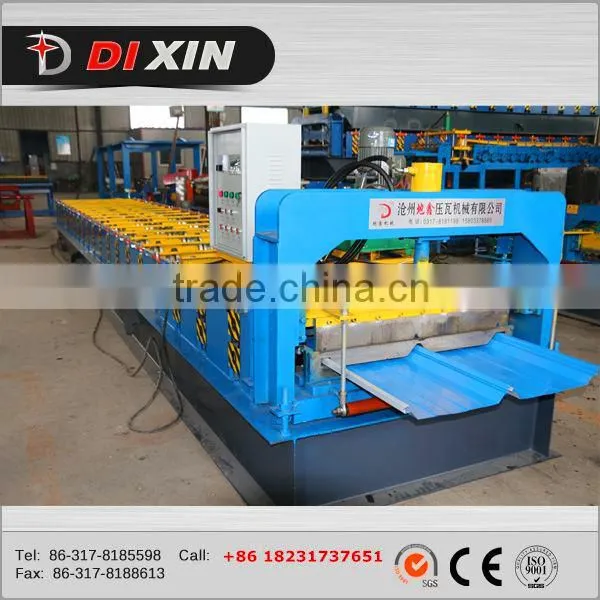 High Quality Color Steel Clip Lock Boltless Roof Sheet Forming Machine photo-6