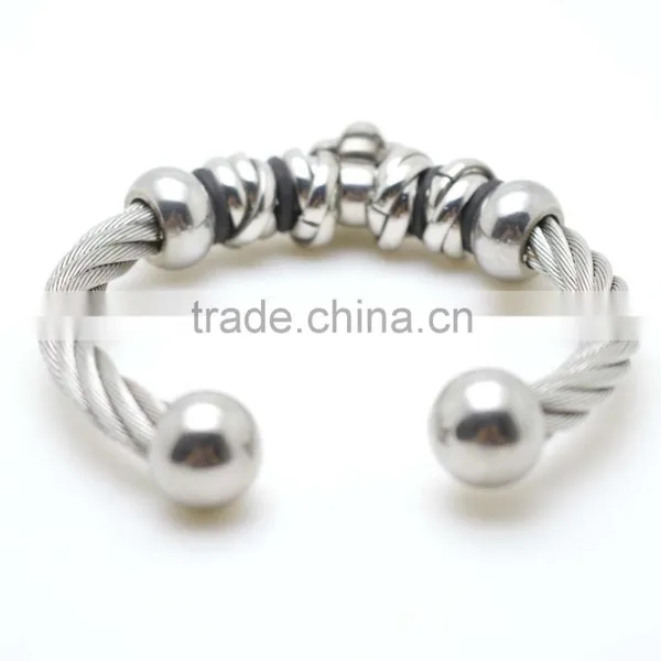Large Cuff Open Bangles Men for Promotion photo-2