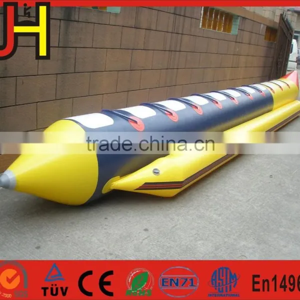 Commercial Durable 10 Seaters Inflatable Flying Banana Boat For Sale photo-3