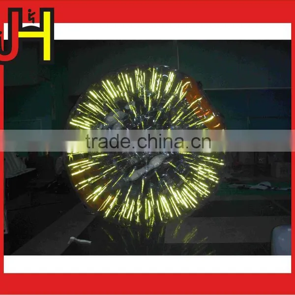 2.6m High Quality Giant Light Inflatable Zorb Ball on Night photo-6