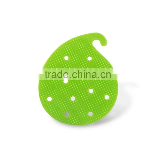 Fruit and Vegetable Brush Multi Use Vegetable Brushes/Heat Pads/Potato Scrubber/ Rivet / Jar Opener Double Sided Silicon photo-3