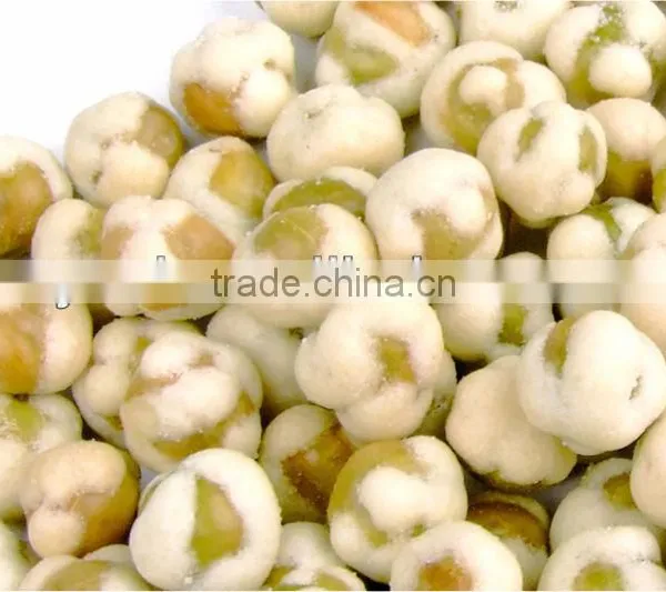 Natural Wasabi Flavor Roasted Coated Green Pea Snacks Manufacturer photo-4