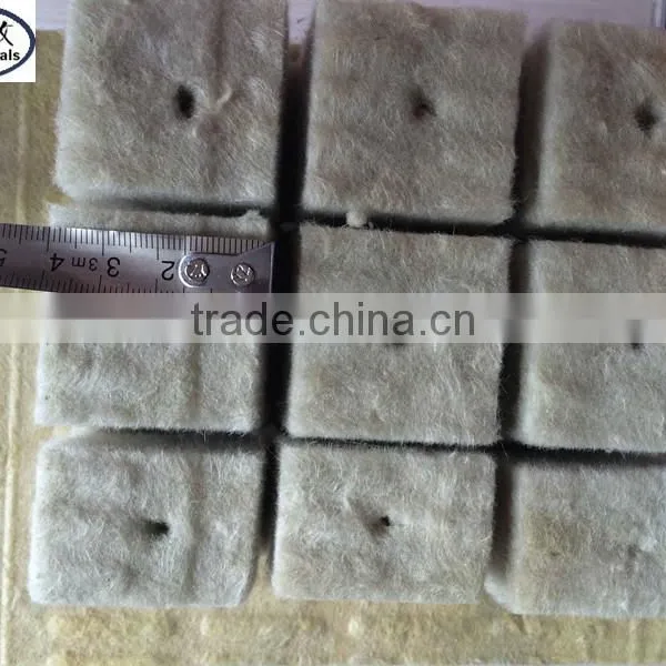 Bulk Density 80kg/M3 Agricultural Rockwool Cubes for Hydroponics photo-4