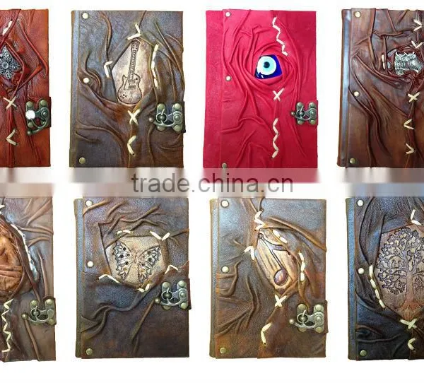 HANDMADE VARIOUS DESIGNS JOURNA REAL LEATHER-HIGH QUALITY-NOTEBOOK - DIARY - SKETCHBOOK