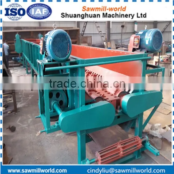 2017 Hot Selling Double Slot Double Roller Wood Debarker photo-3