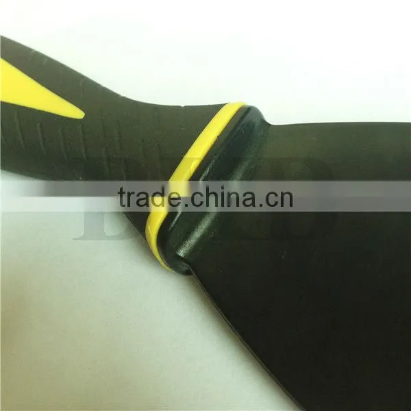 3 Inch Black Plastic Putty Knife With Rubber Handle photo-2