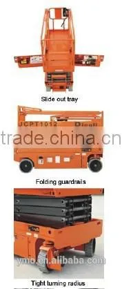 JCPT1412HD/1612HD Self-Propelled Rough-Terrain Scissor Lifts -- HK Mingyang photo-3
