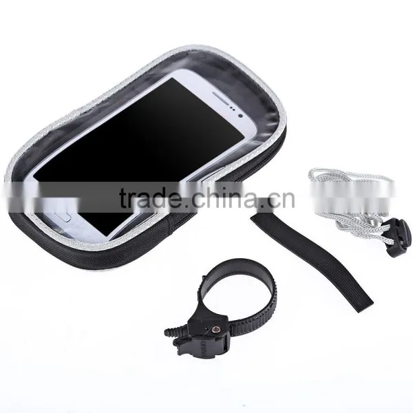 YANHO Cycling Bicycle Bag Bike Frame Front Tube Panniers Mount for 5.5 Inches Touch Screen Cell PhoneBag photo-6