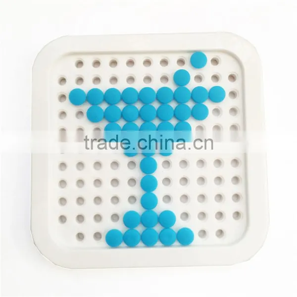 DIY Colorful Puzzle Square Pratical Office/House Table Cup Mats, Tableware Creative Non-slip Mats For Wholesale photo-5