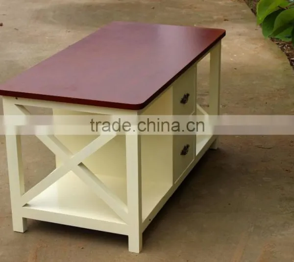 Cheap and Durable Wood Table Home Furniture Coffee Table for Sale photo-3