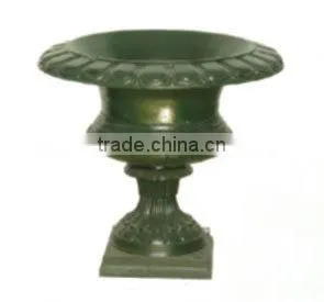 Trade Assurance Big Black Cast Iron Garden Pot,garden Big Pots,garden Flower Pots photo-2