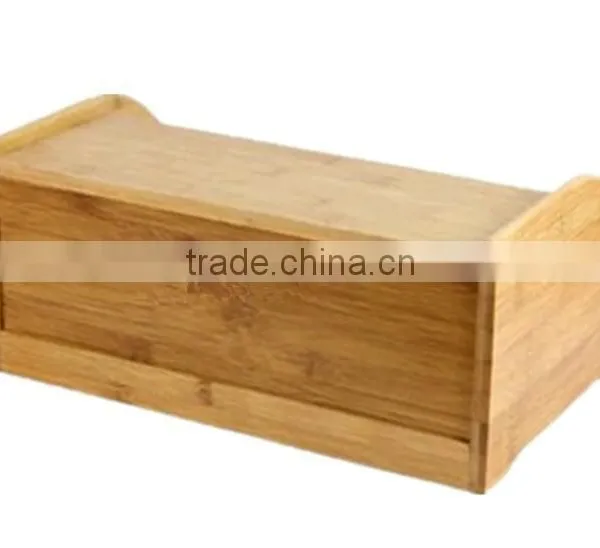 Bamboo Wood Bread Box,kitchen Bread Box, Bread Box photo-4