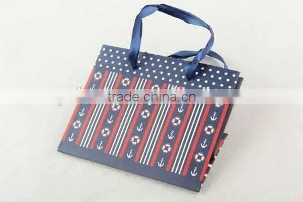 Foldable Gift Bag With Anchor Patterns/ Shopping Bag photo-5
