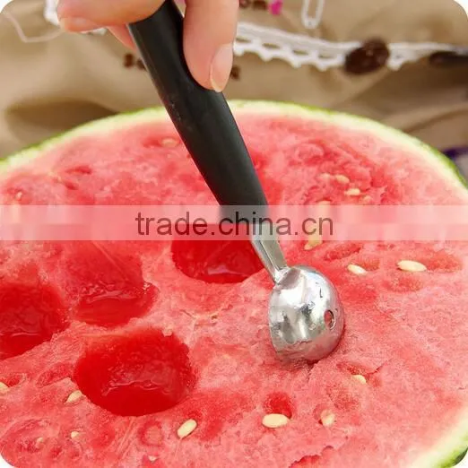 Cheap Stainless Steel Fruit Scoop Melon Baller Set Kitchen Tools Fruit Tool Wholesale photo-3