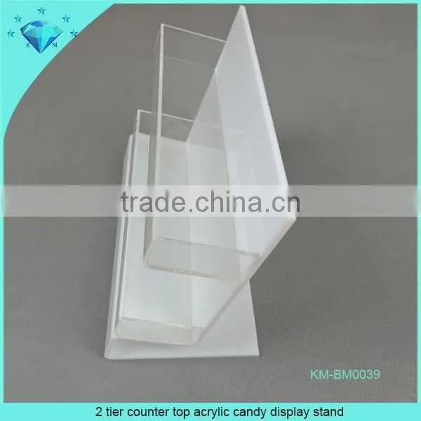 Counter Acrylic Advertisement Candy Displays,acrylic Chewing Gum Display photo-2