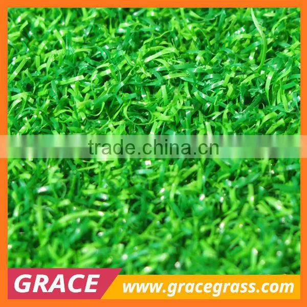 Green Polyethylene Synthetic Grass Outdoor Mat photo-4