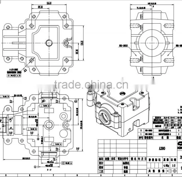 A380 Aluminum Gearbox for Grain Storage photo-5