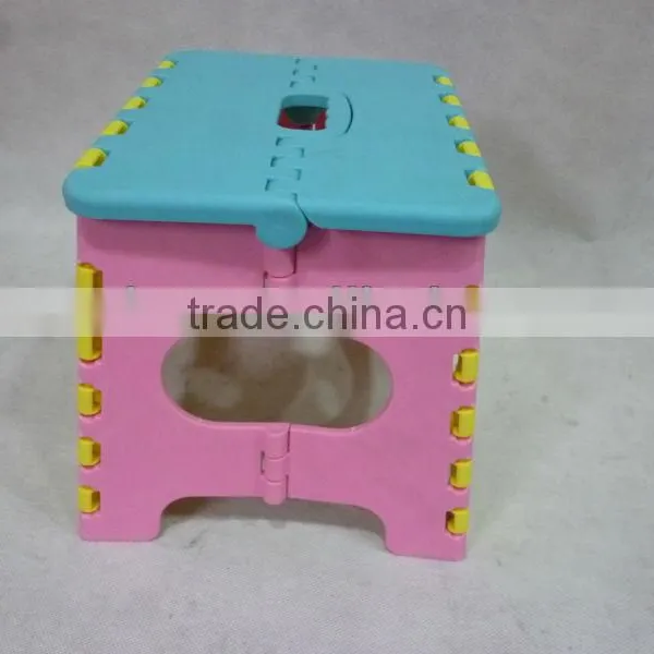 Smile Face Family and Garden Portable Folding Plastic Step Stool Chair photo-5