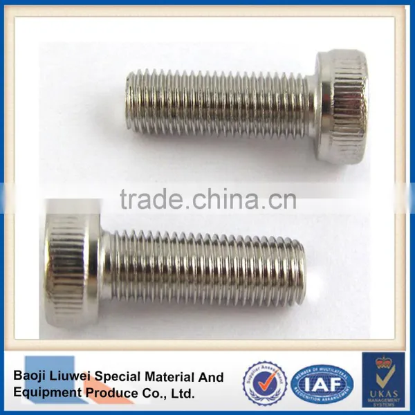 Factory Sell DIN6921 Titanium Hexagon Socket Thin Head Cap Screws With High Quality