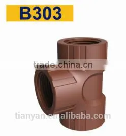 TY High Quality PP Threaded Pipes&fittings FEMALE TEE A Eco-friendly Cheap Price Full Size Factory Price List Discount photo-2