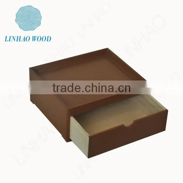 Factory Price High Quality Wooden Tea Box Sliding , Wooden Tea Box With a Drawer photo-3