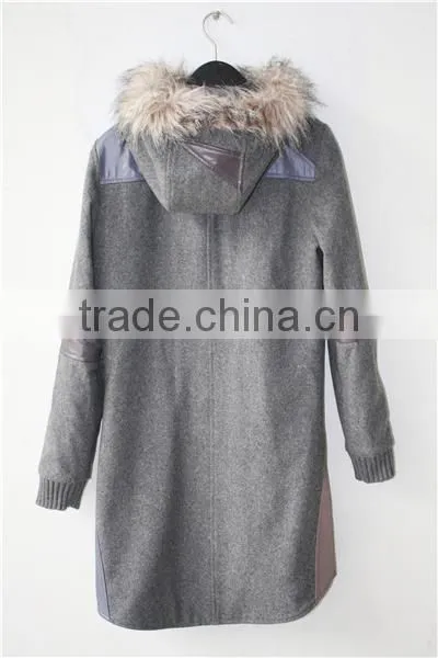 Elegant Girls' Long Coat Black Cashmere Coat for Winter photo-3