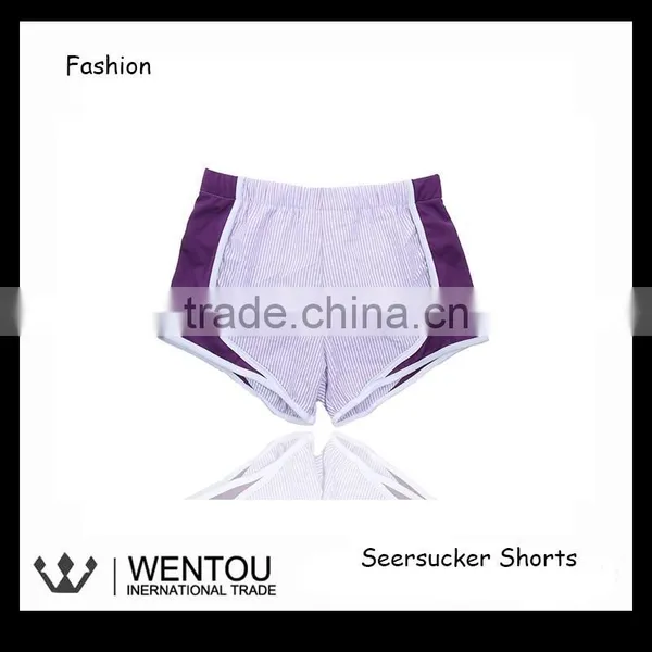 Newest Monogrammed Seersucker Running Shorts photo-3