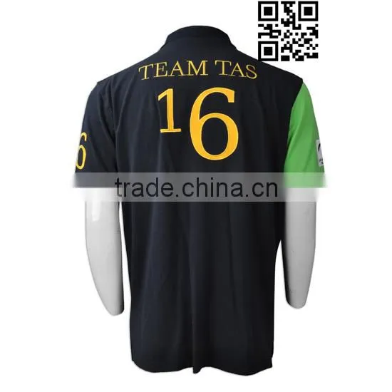 BSCI Garment Industry High Quality Two Color Golf Polo Shirt photo-5