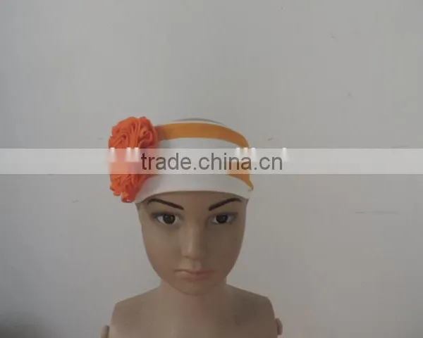 Wholesale Summer Baby Girls Elastic Headband Bright Color Stripe Flowers' Hair Accessories High Quality Kids Hair Wearing photo-4