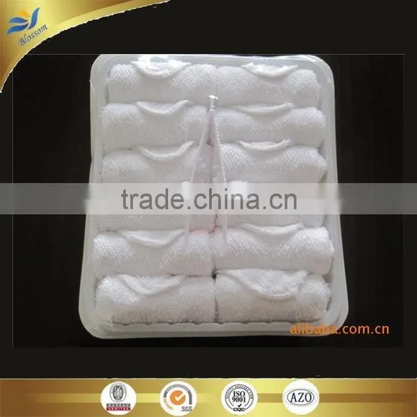 China Supplier Wholesale 100% Cotton Hand Towel Disposable Airline Towel on Sale