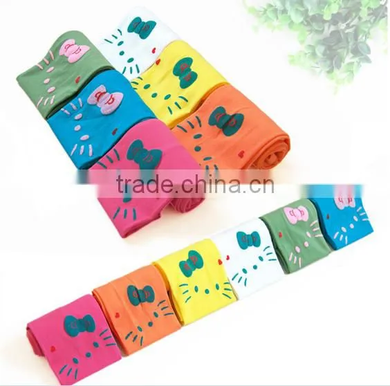 Baby Girl Children Kids Pantyhose Stocking Velvet Kitty Cat Dancing Pantyhose 12 Candy Colors photo-4
