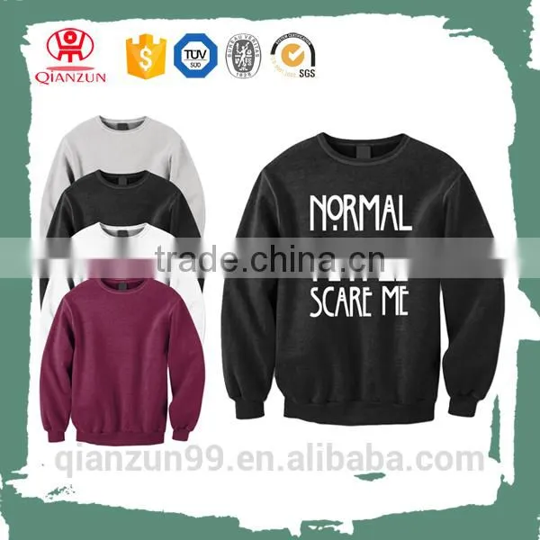 Fashion Cotton Hoodies&sweatshirts Custom Screen Print Mens Sweatshirt