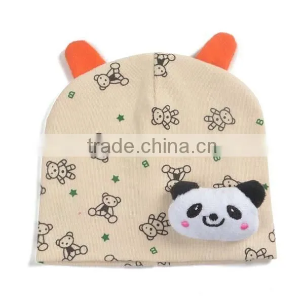 2016 Newest Korea Style 100%cotton Cute Boys&girls Baby Beanie Hat Baby Bonnet With Animal Head on photo-5