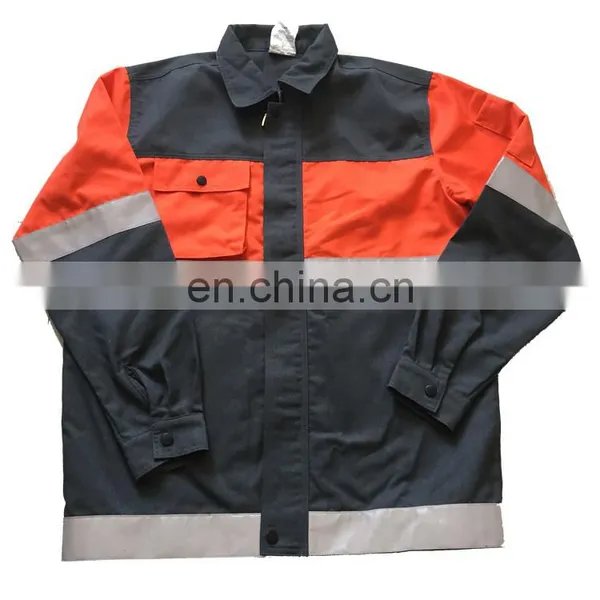 Manufacturer Direct Two Pieces Uniforms Construction Workwear With Reflective Tapes photo-3