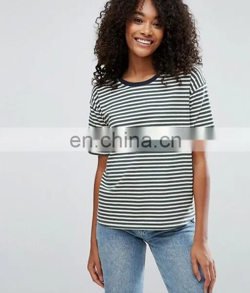 Oem Service High Quality 100% Polyester Round Neck t Shirt Women