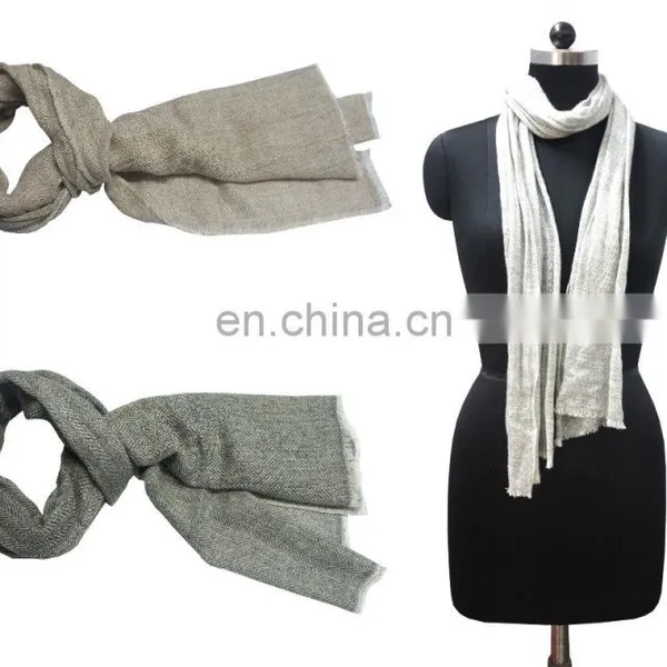 Fashion Women Scarfs Plain Dyed Colourful Woolen Yarn Pure Large Scarves
