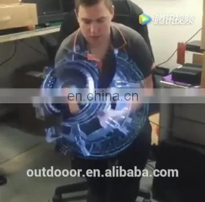 New Products Factory Wifi in Stock Hologram Led Fan Interactive Projector 3d Holographic Display 3d Hologram Advertising Fan photo-4