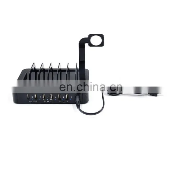 New Products Multi Functional 6 Ports Usb Charging Station With Watch Charging for Apple Stand photo-3