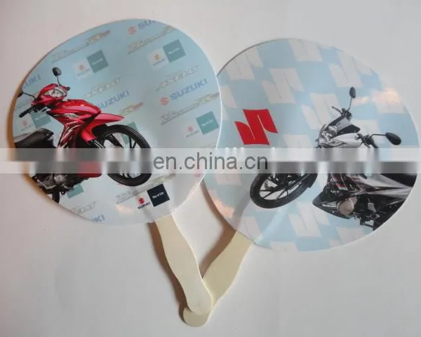 Cmyk Offset Two Both Side Printing Diy Paper Hand Fan photo-3