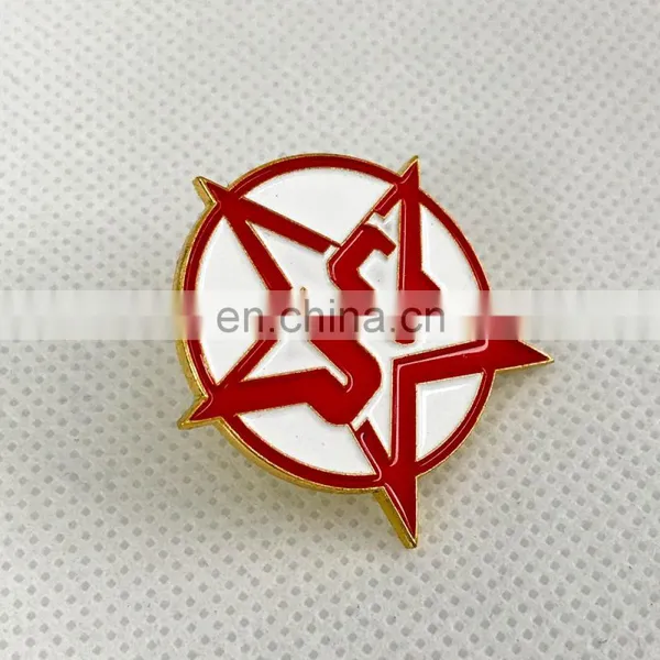Hard Enamel Pin Custom School Metal Uniform Security Badge photo-6