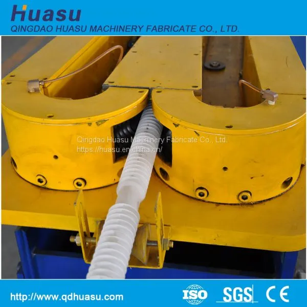 PP Flexible Single Wall Corrugated Pipe Extruder Line /Plant photo-4